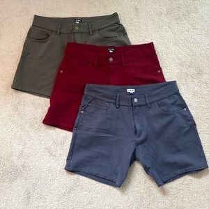 Men's Shorts - Gray, Red, Green